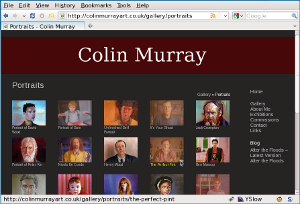 Colin Murray web site